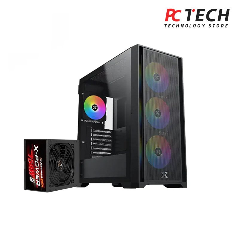 Xigmatek Master X II ARGB With X-Power 600W 80+ White Super Tower Case