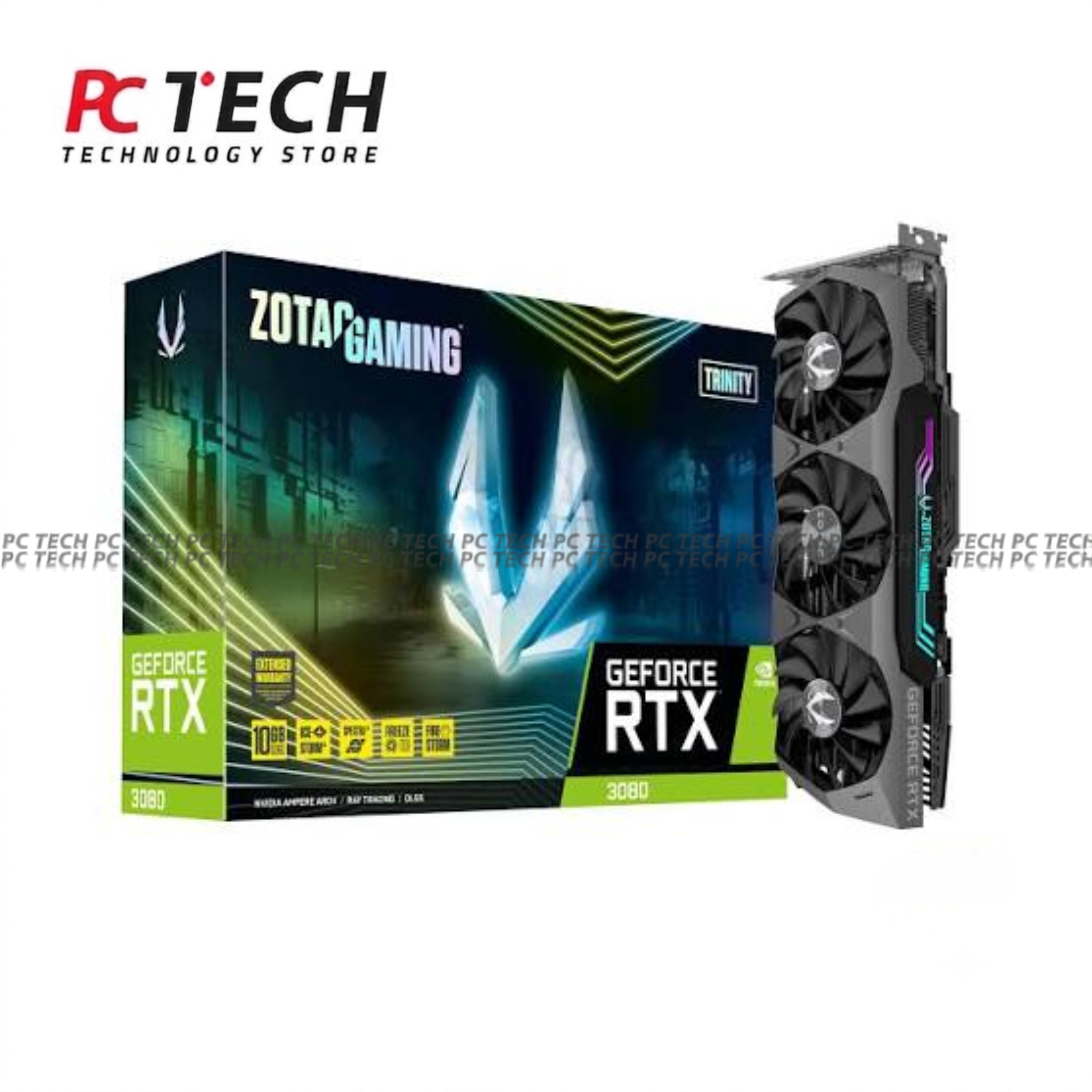 ZOTAC Gaming GeForce RTX 3080 Trinity 10GB GDDR6X | Tray Version