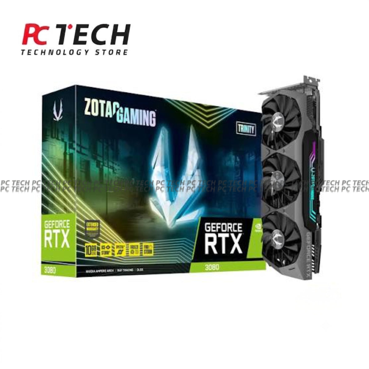 ZOTAC Gaming GeForce RTX 3080 Trinity 10GB GDDR6X | Tray Version
