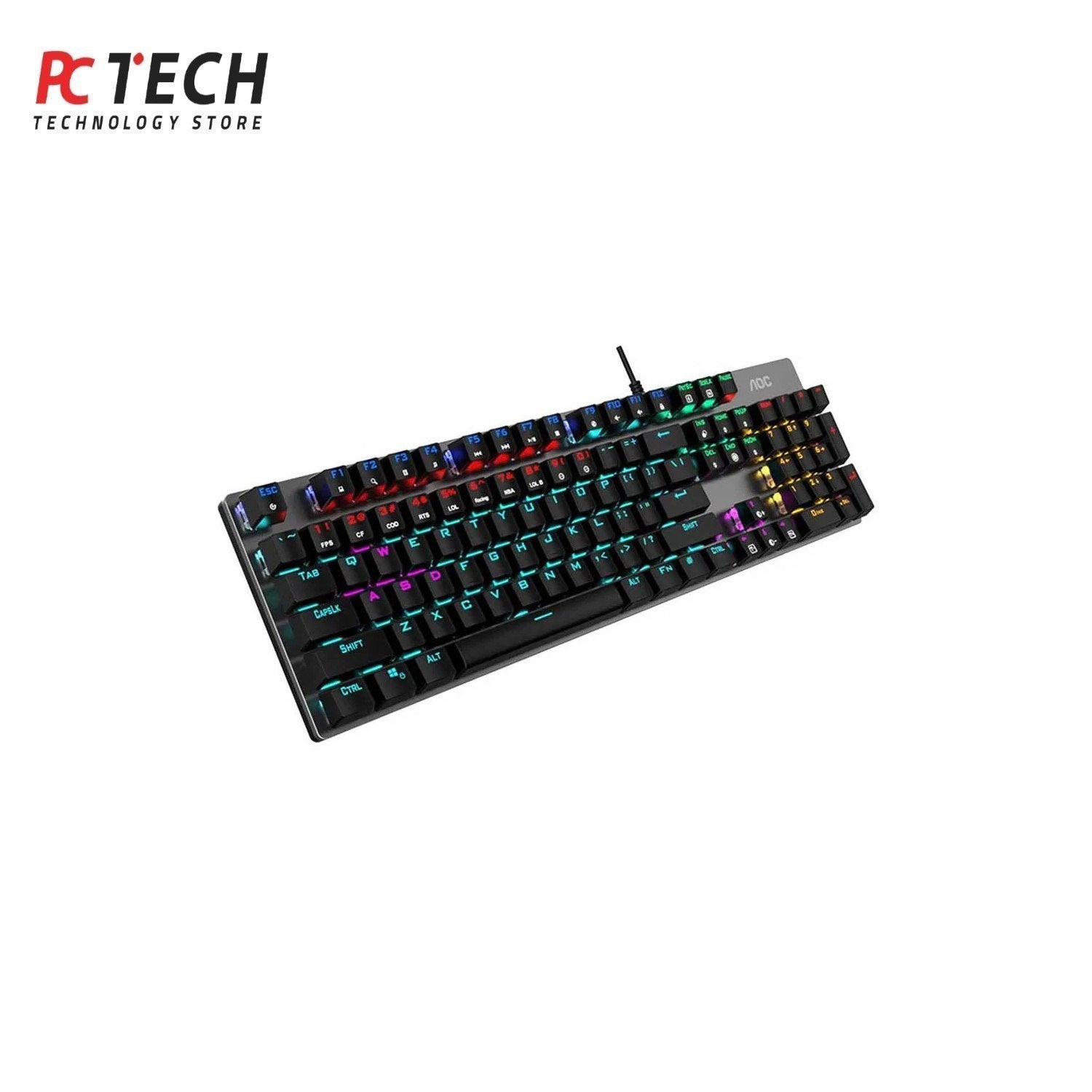 AOC GK410 Mechanical Gaming Keyboard – Blue Switch RGB