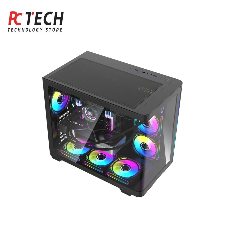 DARKFLASH L285 ARGB Mid Tower Gaming PC Case