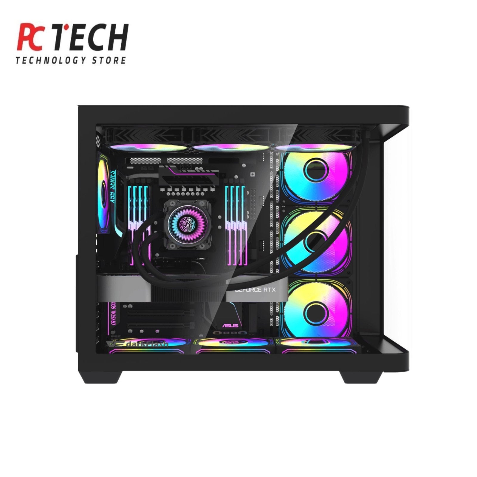 DARKFLASH L285 ARGB Mid Tower Gaming PC Case
