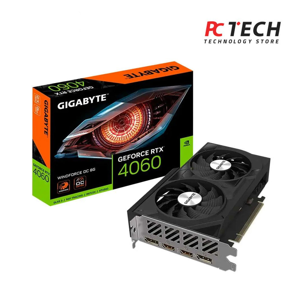 Gigabyte RTX 4060 Windforce OC 8Gb DDR6X Graphic Card