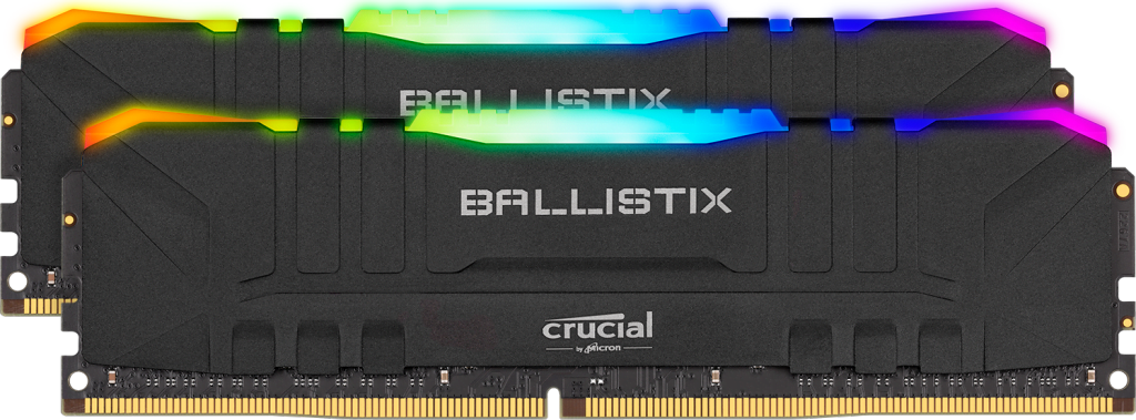 Crucial Ballistix RGB 16GB (2x8GB) 3200MHz DDR4 Gaming Memory Kit – CL16 Desktop RAM