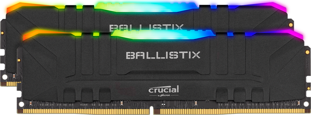 Crucial Ballistix RGB 16GB (2x8GB) 3200MHz DDR4 Gaming Memory Kit – CL16 Desktop RAM