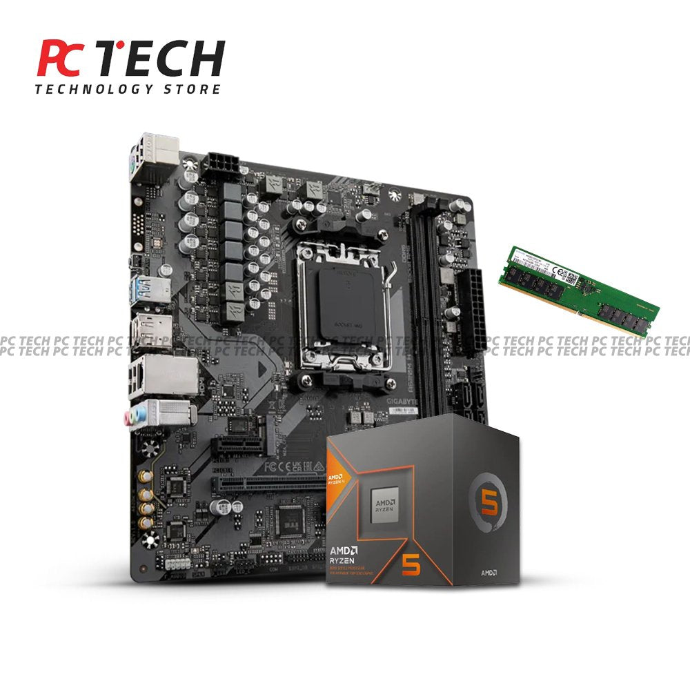 Gaming PC Build AMD Ryzen 5 8400F DDR5 – Gigabyte A620M H