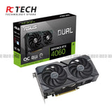 ASUS Dual GeForce RTX 4060 OC Edition 8GB GDDR6 Graphics Card – Box