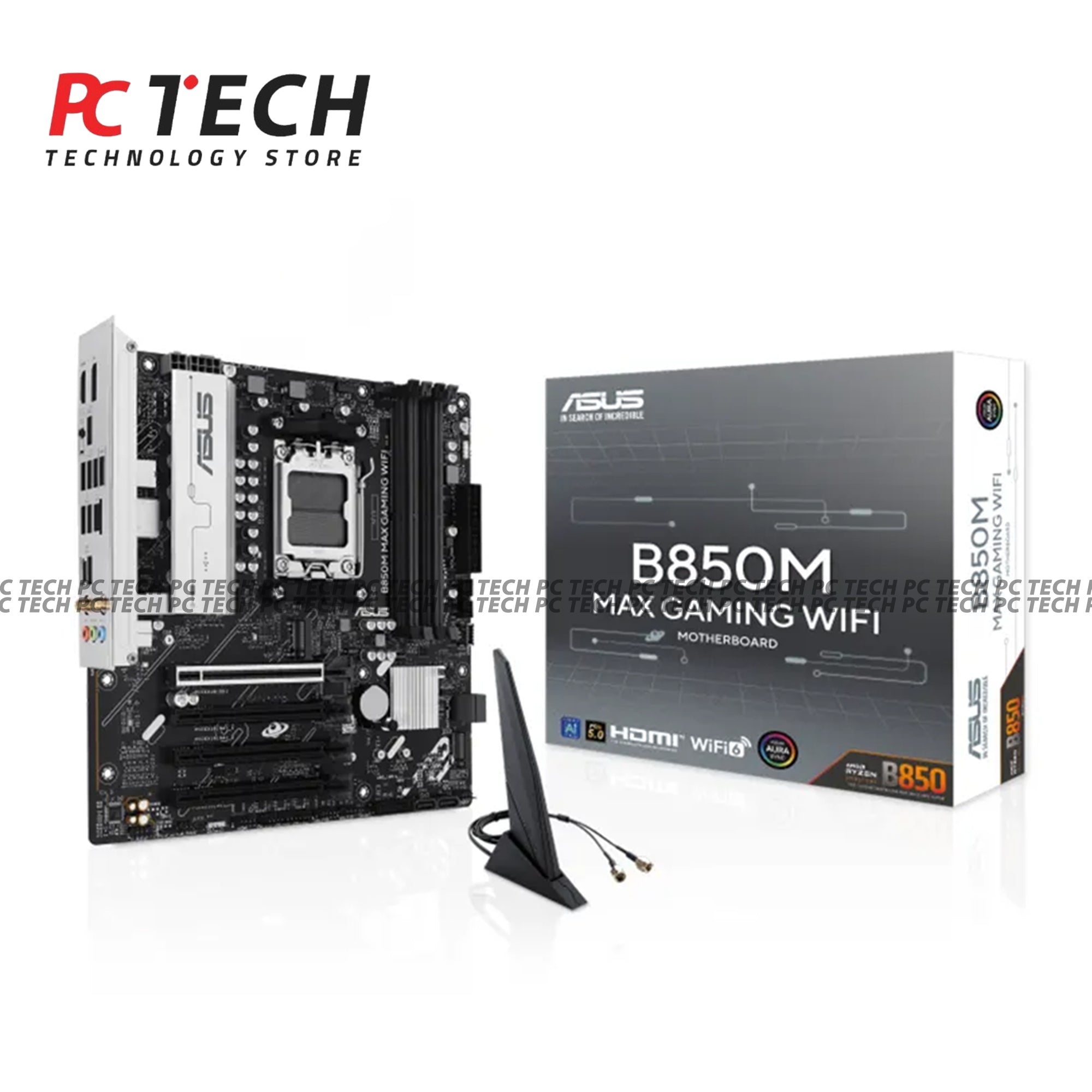 ASUS B850 MAX Gaming WiFi Motherboard – AMD AM5 DDR5