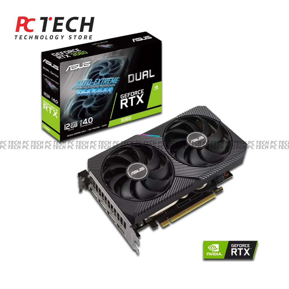 ASUS Dual OC GeForce RTX 3060 12GB GDDR6 – Box Version