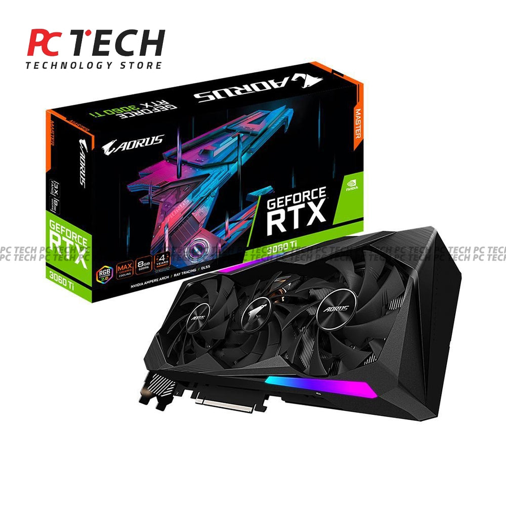 GIGABYTE AORUS GeForce RTX 3060 Ti Master 8GB GDDR6 Graphics Card – Box Version