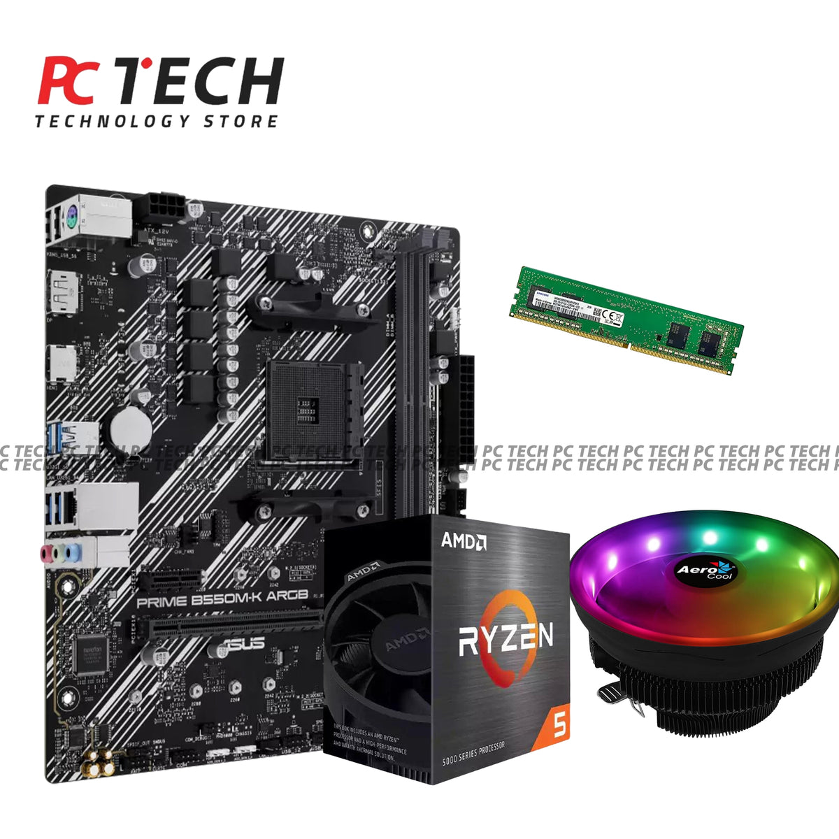 Ryzen 5 5500 PC Bundle | B550M-K ARGB | SE-214-XT
