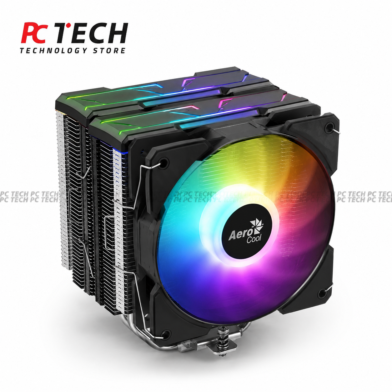 AEROCOOL Icicle Dual Tower ARGB CPU Air Cooler