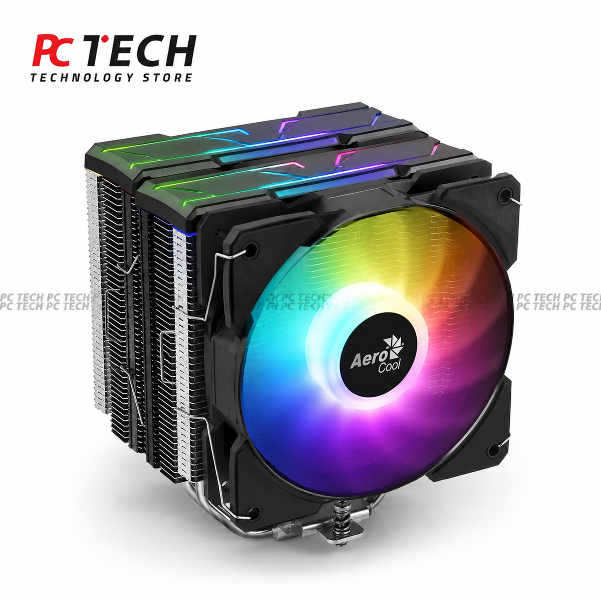 AEROCOOL Icicle Dual Tower ARGB CPU Air Cooler
