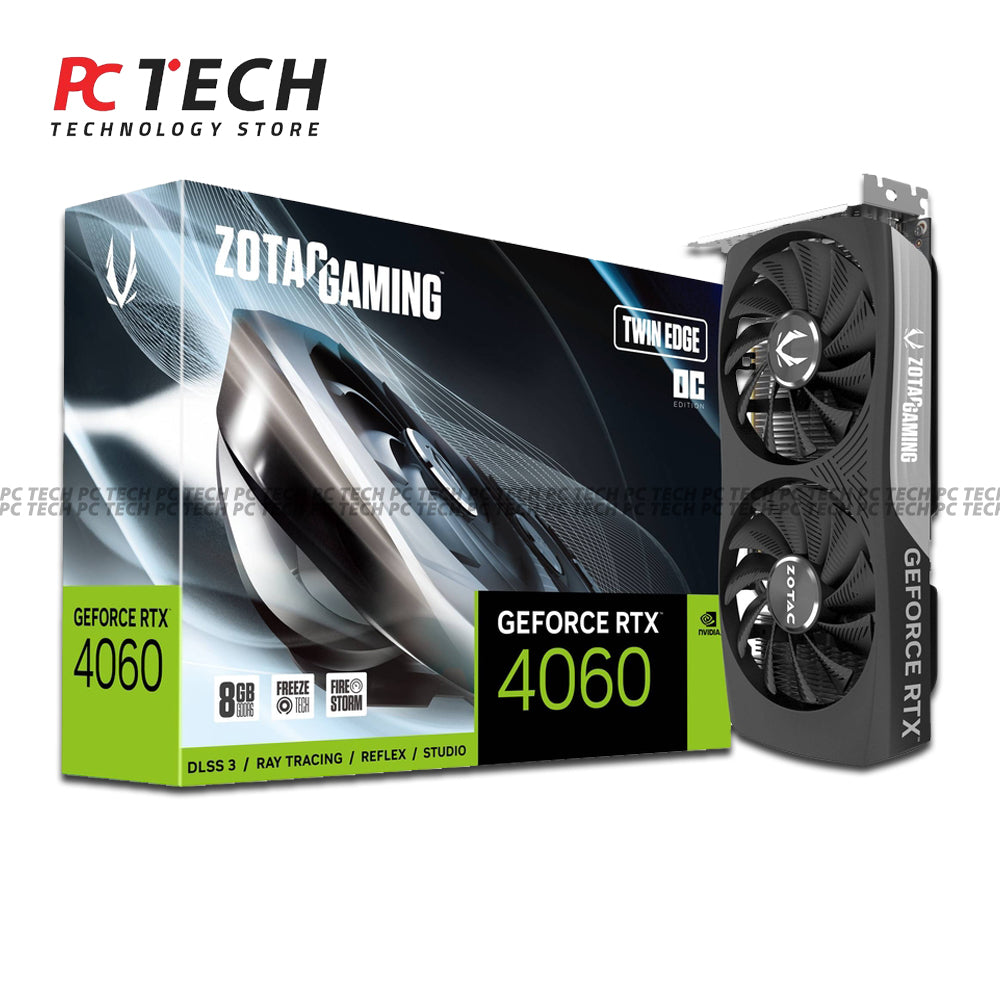 ZOTAC Twin Edge GeForce RTX 4060 8GB GDDR6 – Box Version