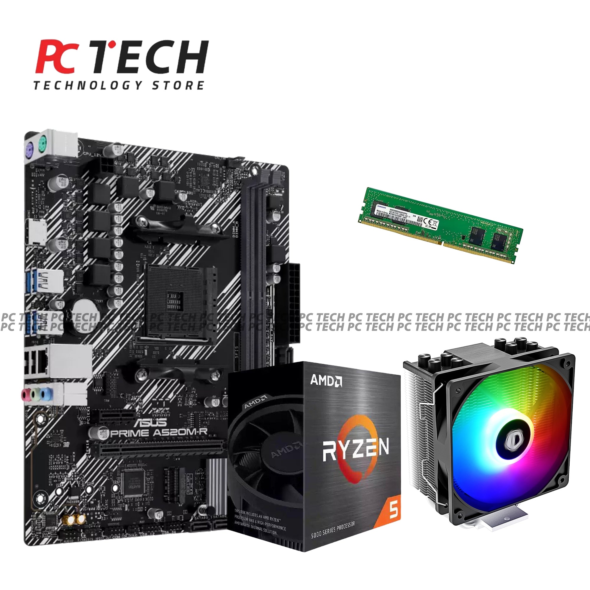Ryzen 5 5500 PC Bundle | A520M-R | SE-214-XT