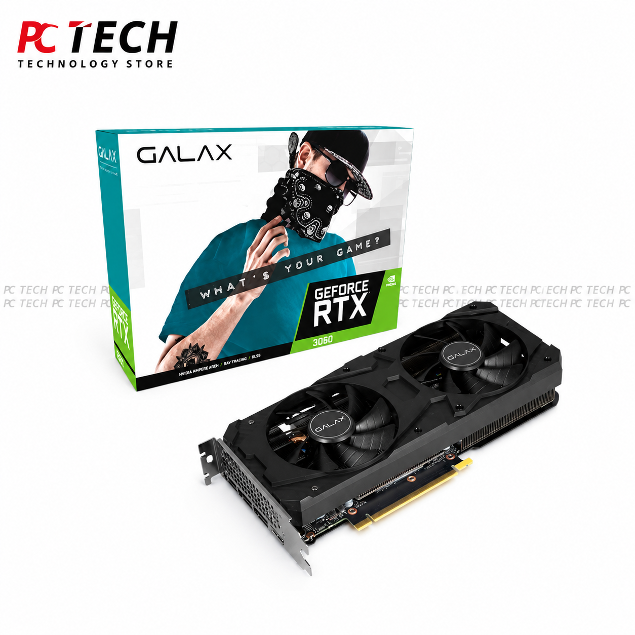 GALAX GeForce RTX 3060 1-Click OC 8GB GDDR6 Graphics Card | Tray Version