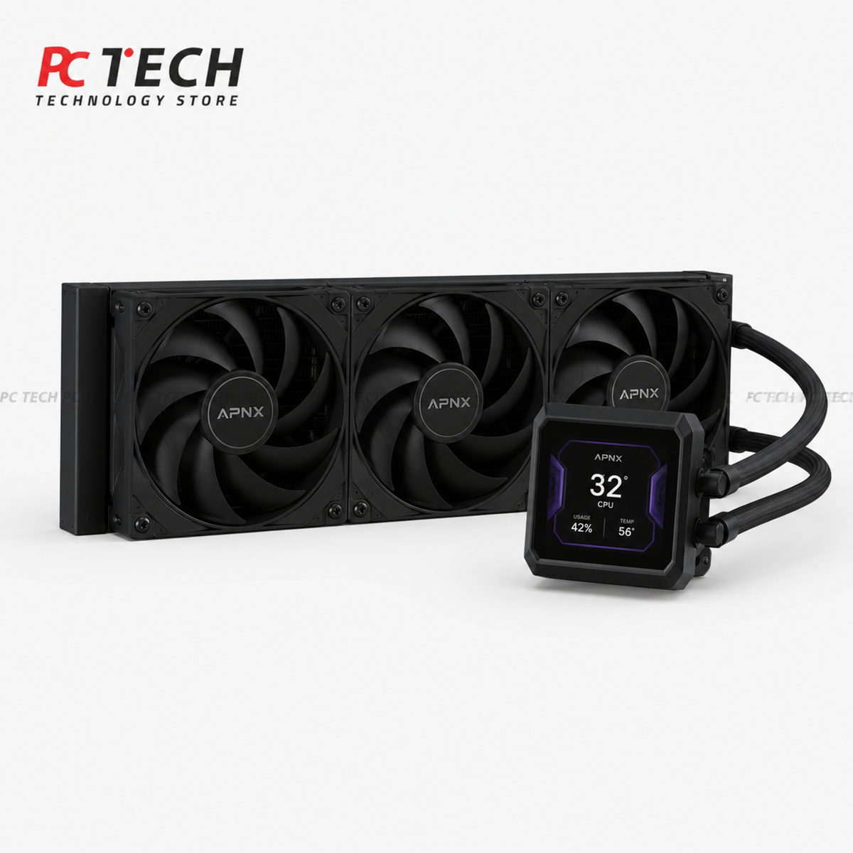 AEROCOOL APNX LC1 LCD 360 Black Liquid CPU Cooler