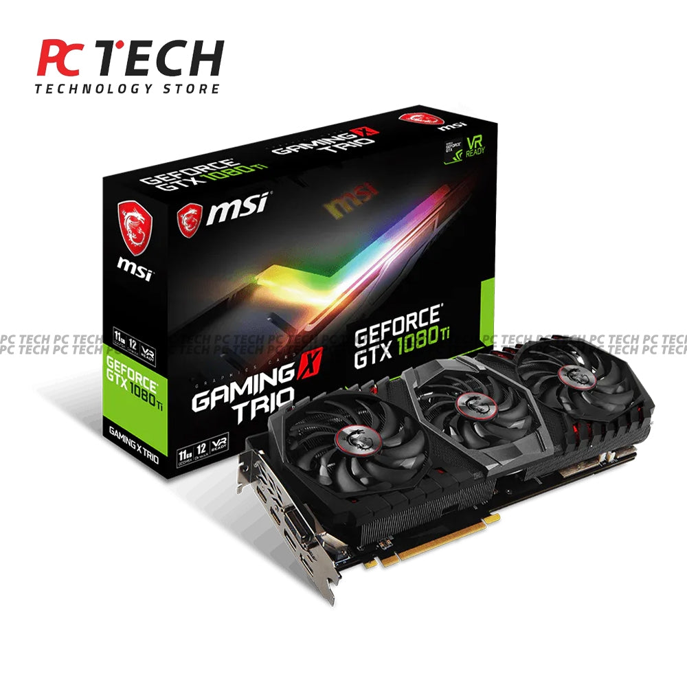 MSI GeForce GTX 1080 Ti Gaming X Trio 11GB GDDR5X Graphics Card – Tray Version