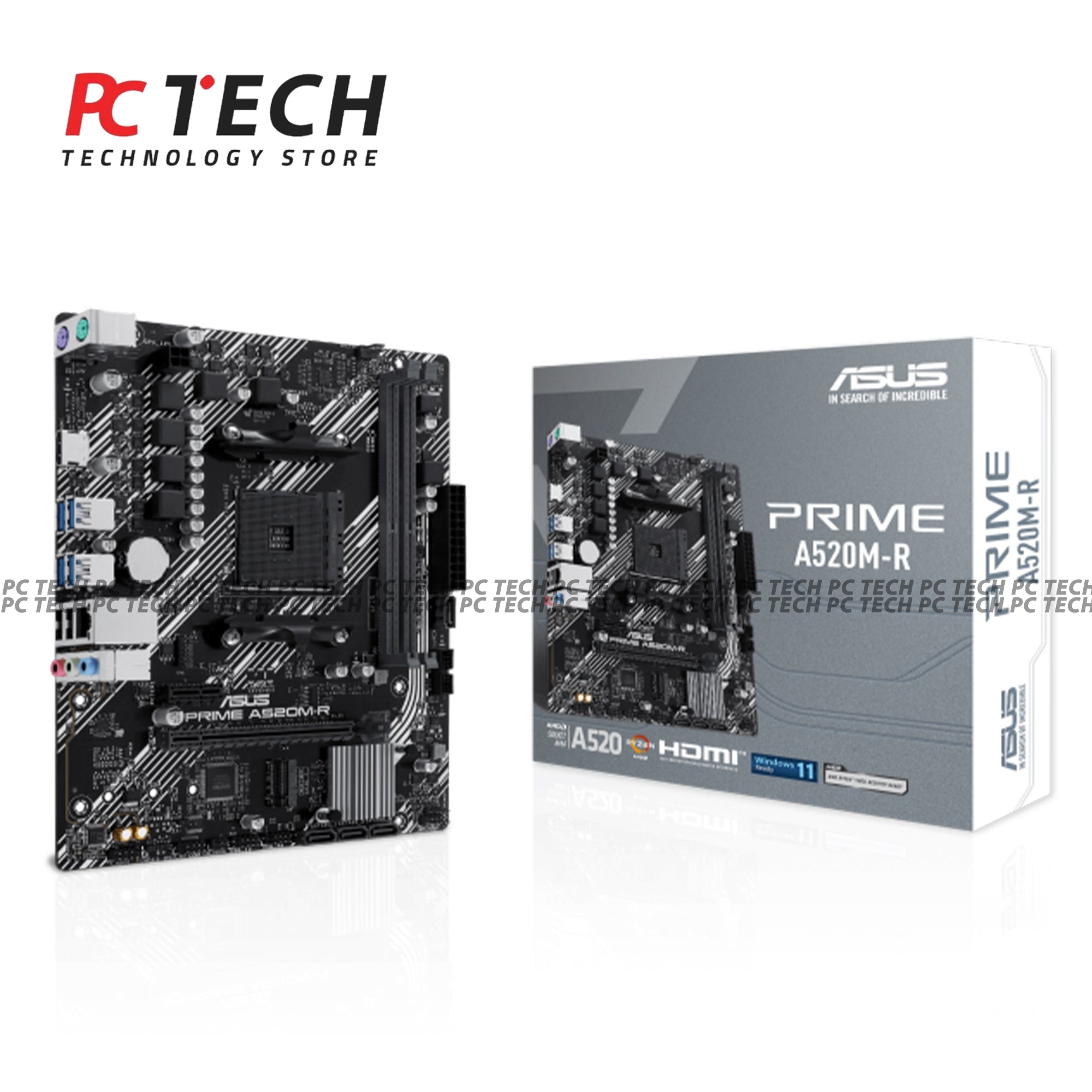 ASUS PRIME A520M-R Motherboard – AMD AM4 DDR4