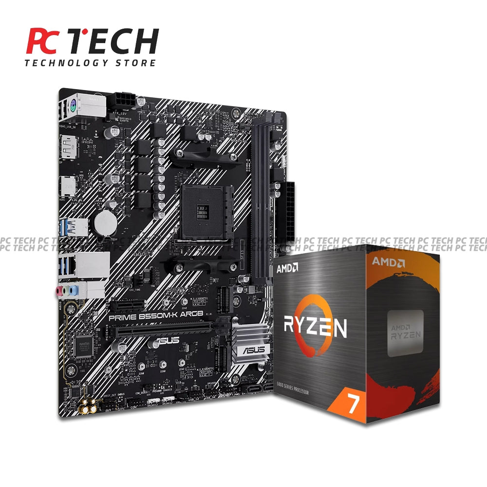 Ryzen 7 5700 Tray + ASUS Prime B550M-K Bundle