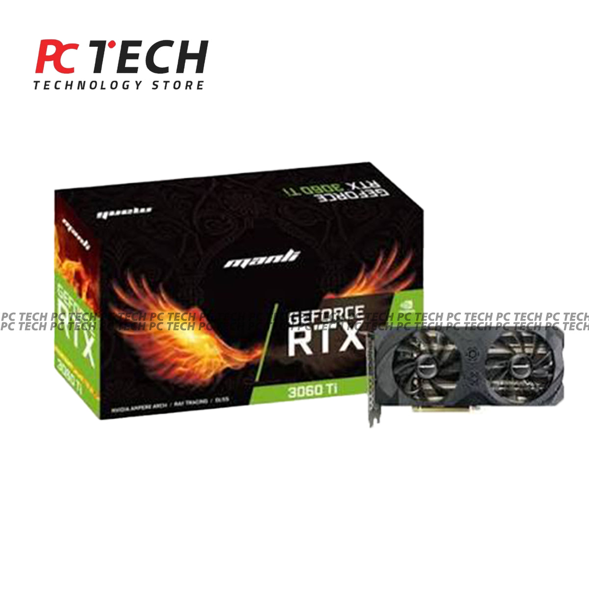 MANLI GeForce RTX 3060 Ti 8GB GDDR6 Graphics Card – Tray Version