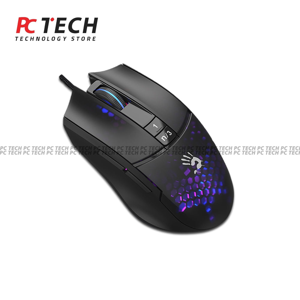 Bloody L65 Max RGB Lightweight Gaming Mouse – Honeycomb