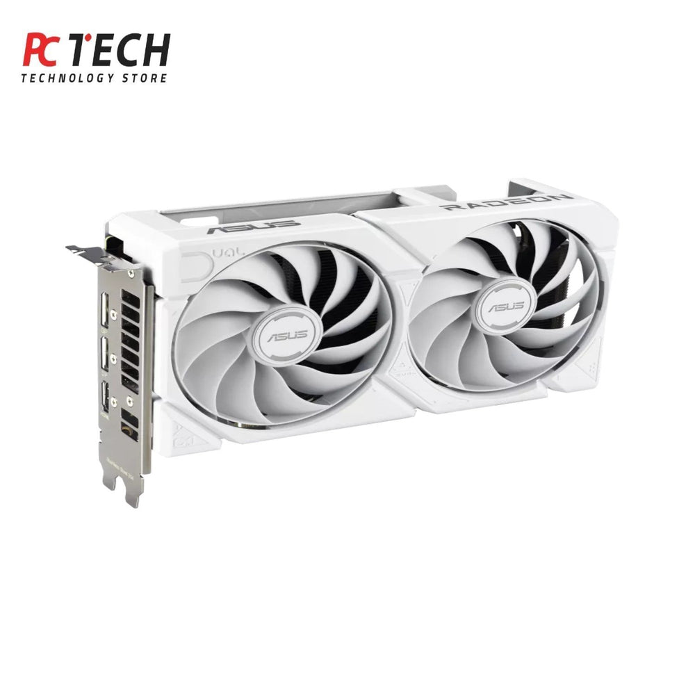 ASUS Dual Radeon RX 9060 XT 16GB GDDR6 White Edition Graphics Card