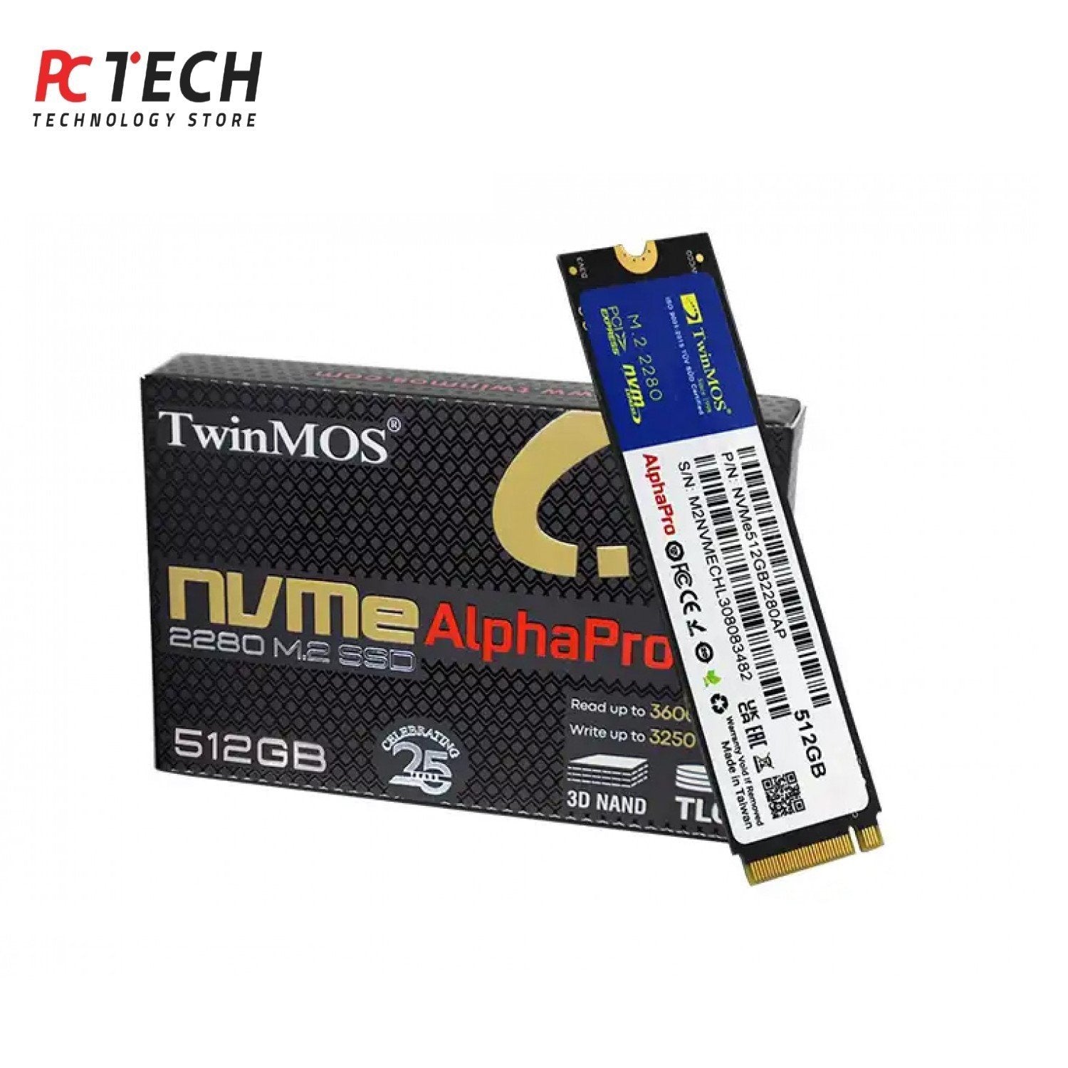 TwinMOS Alpha Pro NVMe 512GB SSD | High-Speed M.2