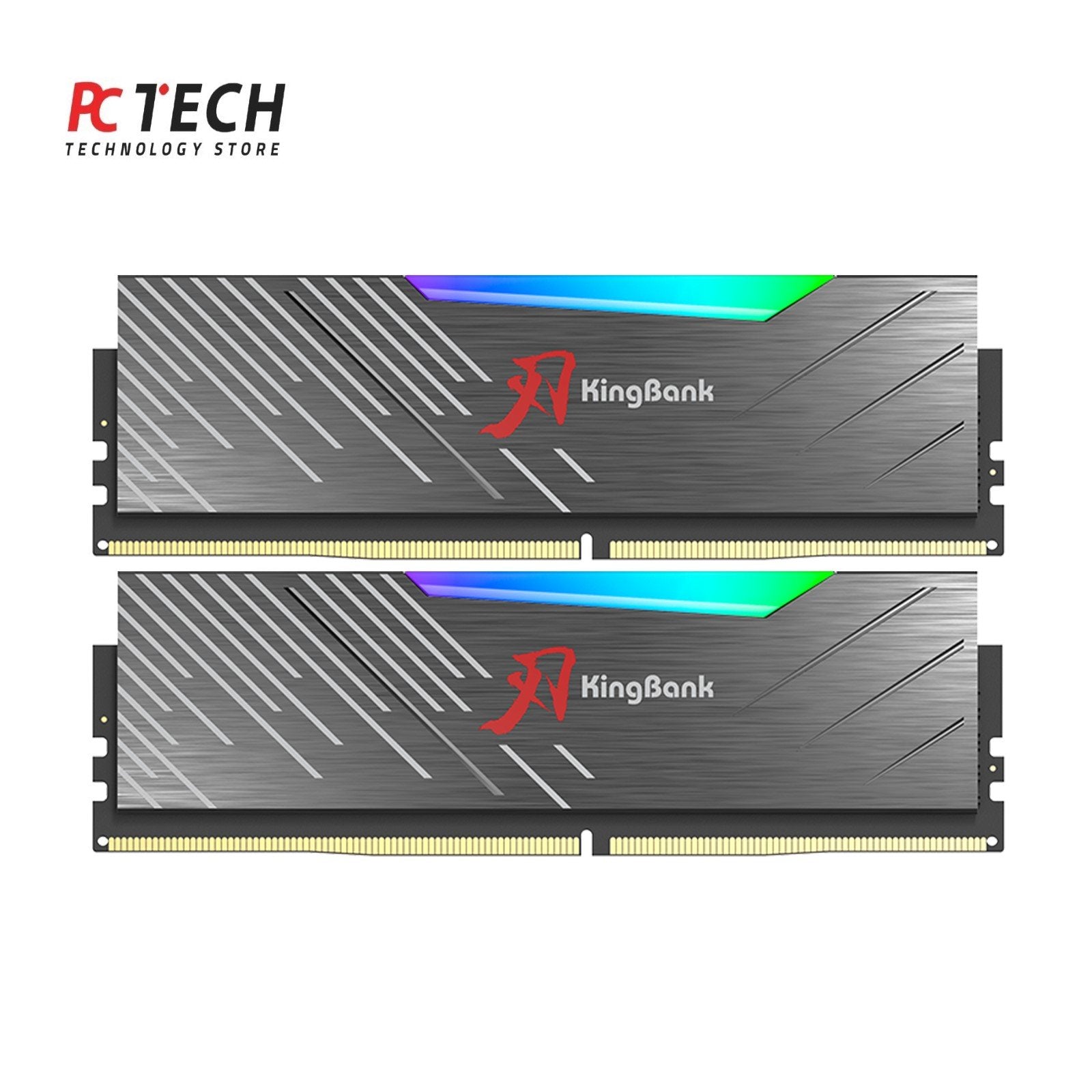 KINGBANK 16GB (1x16GB) DDR5 RGB 6400MHz CL32 – Tray Version