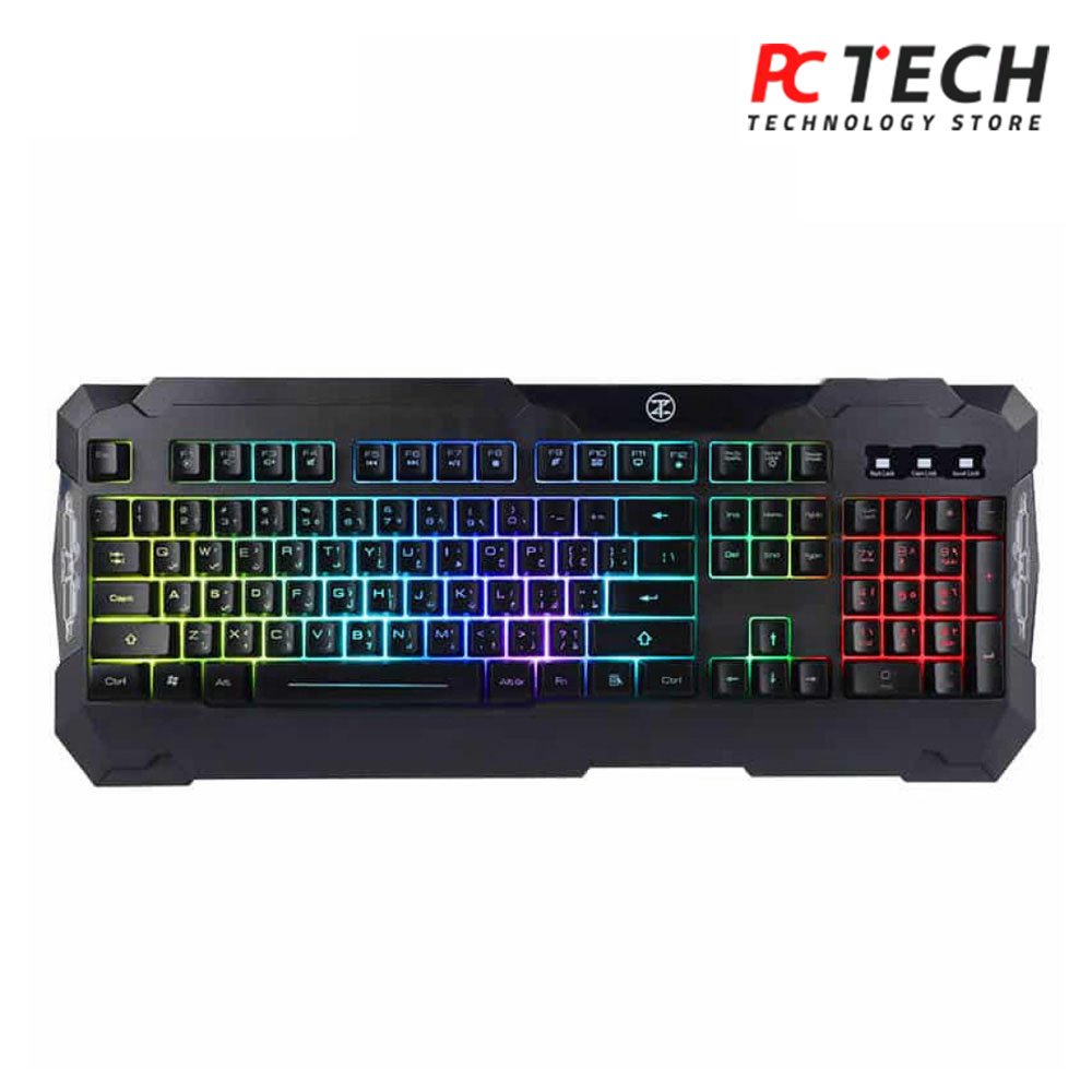 TechnoZone E9 RGB Gaming Membrane Keyboard