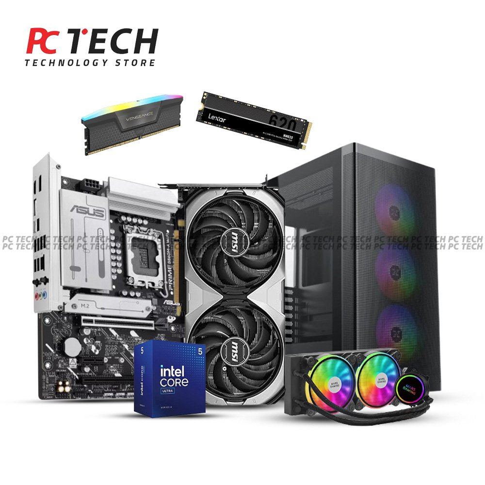 MSI RTX 4070 SUPER Gaming PC - Intel Ultra 5 225 & 16GB RGB RAM