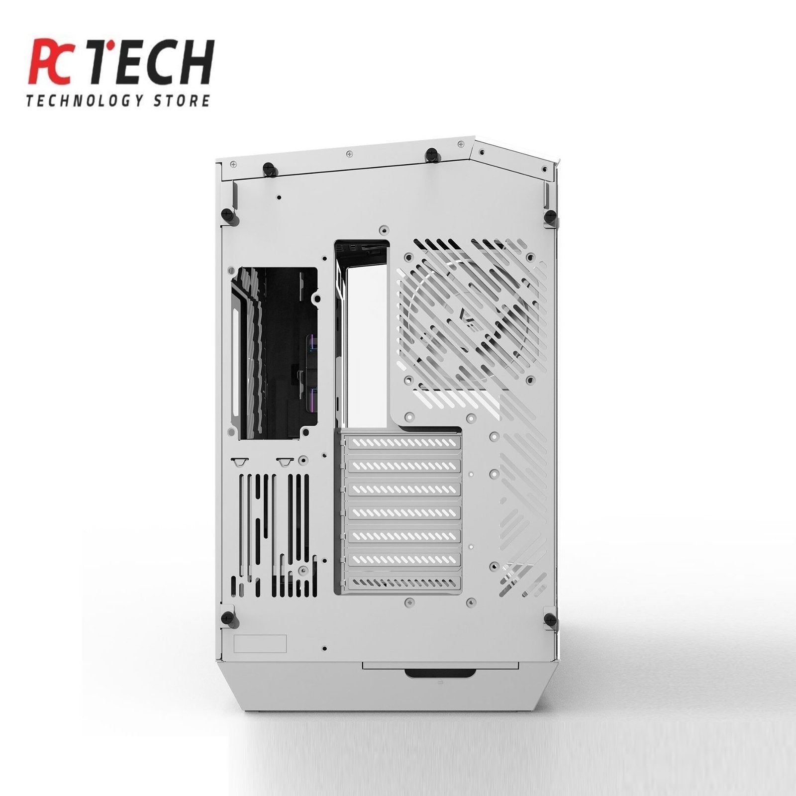 DARKFLASH DY470 White ATX Gaming PC Case with High Airflow