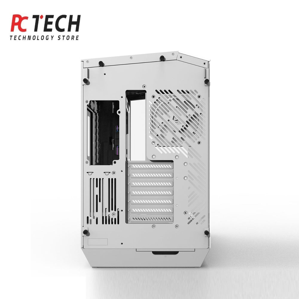 DARKFLASH DY470 White ATX Gaming PC Case with High Airflow
