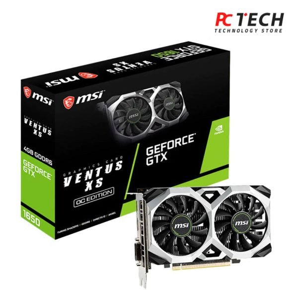 MSI GeForce GTX 1650 D6 VENTUS XS 4GB GDDR6