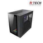 Xigmatek Aquarius Pro Black with 7 RGB Fan - Image 2