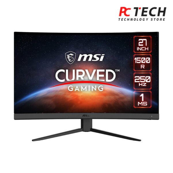 MSI G27C4X 27″ Curved Gaming Monitor, 1920 x 1080 (FHD), 1ms, 250Hz, FreeSync
