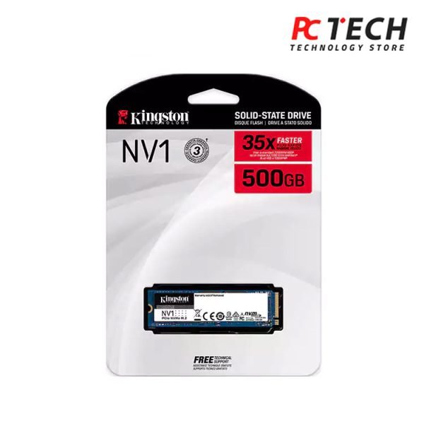 Kingston Nv1 500Gb M.2 Nvme Internal Solid State Drive SSD