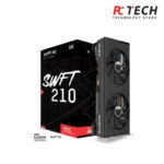 XFX SPEEDSTER SWFT 210 RADEON RX 7600 XT Gaming Graphics Card with 16GB GDDR6 HDMI 3xDP AMD RDNA 3