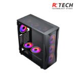 Xander Velox ARGB Mid Tower Case + Power Supply 80 Plus White 700W - Image 2