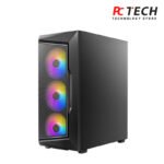 ANTEC AX61 ELITE MESH ARGB Mid Tower Gaming Case with 4x ARGB Fans - Image 2
