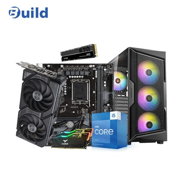 BUNDLE CORE I5 13400F - GIGABYTE B660M D2H - ASUS DUAL RTX 4060 8GB - LEXAR NM620 256GB M.2 NVME