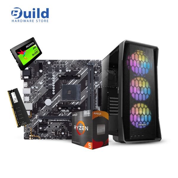BUNDLE RYZEN 5 5600GT - ASUS B450M K II - RAM LEXAR 8GB 3200MHz