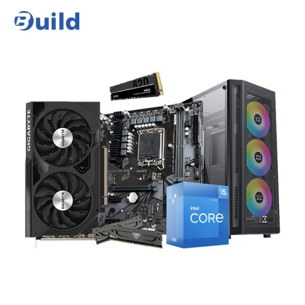 Bundle CORE I5-12400F - GIGABYTE B660M D2H - GIGABYTE WINDFORCE RTX 4060 8GB - PATRIOT VIPER STEEL 2X8GB 3200MHz