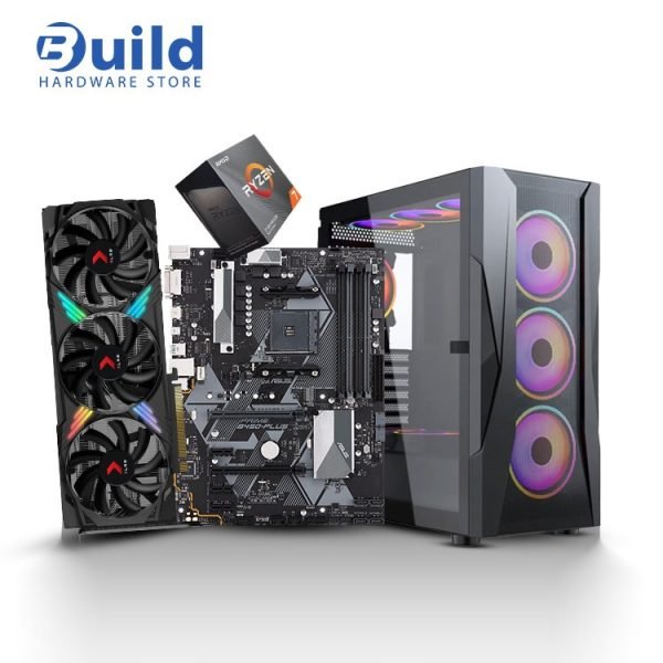 Bundle RYZEN 7 5700 - PNY XLR8 TRIPLE FAN RTX 4060TI 8GB - ASUS PRIME B450 PLUS