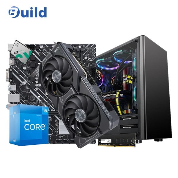 INTEL I5 12400F - ASUS Dual RTX 4060 OC Edition 8GB - ASUS PRIME H610M-D D4 - RAM 8G 3200 LEAXR