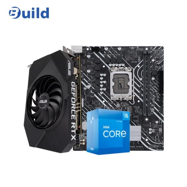 INTEL I5 12400F - ASUS PHOENIX RTX 3060 12GB - ASUS PRIME H610M K D4