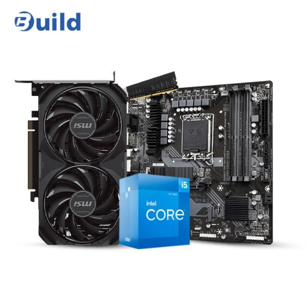 INTEL I5 12400F - MSI VENTUS 2X RTX 4060 8GB - GIGABYTE B760M DS3H D4 - LEXAR 16GB 3200MHZ