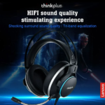 LENOVO ThinkPlus G50B PRO RGB Gaming Headset – 7.1 Surround Sound – Dual Microphone ENC - Image 3