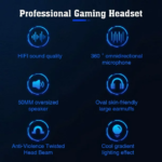 LENOVO ThinkPlus G50B PRO RGB Gaming Headset – 7.1 Surround Sound – Dual Microphone ENC - Image 2