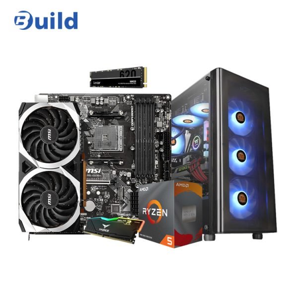 RYZEN 5 4500 - MSI B450M PRO VDH MAX - MSI MECH RX6650XT 8GB - TEAM DELTA 8GB 3200MHz RGB - LEXAR NM620 256GB - ANTEC AX61 ARGB 650W 80+